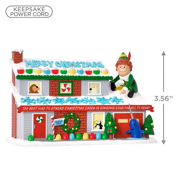 New! Elf Will Ferrell Hallmark Keepsake Christmas Ornament 2023 Light & Sound - Picture 3 of 5